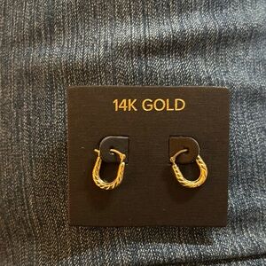 14K Gold Hoop Earrings